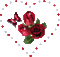 flowers red rose bp - GIF animado gratis GIF animado