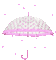 Kaz_Creations Animated Pink Hearts Umbrella - Gratis geanimeerde GIF geanimeerde GIF