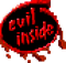 evil - zadarmo png animovaný GIF