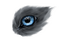 wolf eye blu - png gratuito GIF animata