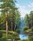 Wald, Fluss, Landschaft, Hintergrund - png gratuito GIF animata