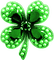 Clover.Pearls.Gems.Jewels.Charm.Green - Free PNG Animated GIF
