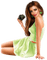 summer woman by nataliplus - png grátis Gif Animado