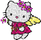 hello kitty pink glitter - GIF animado gratis
