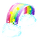 Kaz_Creations Rainbow Rainbows - gratis png animerad GIF