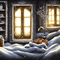 kikkapink animated background winter room - 無料のアニメーション GIF アニメーションGIF