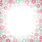 soave frame flowers spring summer scrap  circle - 無料png アニメーションGIF