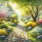 Spring garden - bezmaksas png animēts GIF