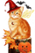 gato de halloween - Free PNG Animated GIF
