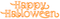 Happy Halloween.Text.White.Orange - KittyKatLuv65 - δωρεάν png κινούμενο GIF