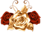 soave deco flowers rose gold red - zdarma png animovaný GIF
