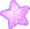 purple sparkle star