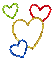 glitter hearts - Безплатен анимиран GIF анимиран GIF