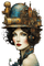 loly33 steampunk  femme - ingyenes png animált GIF