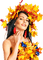 Kaz_Creations Woman Femme Autumn - gratis png geanimeerde GIF