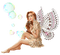 Butterfly. Woman. Butterfly woman. Fantasy. Leila - Free PNG Animated GIF