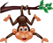 Kaz_Creations Monkey Monkeys - bezmaksas png animēts GIF
