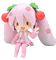 Sakura Miku figure kawaii pink - δωρεάν png κινούμενο GIF