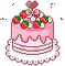 pink cake - Nemokamas animacinis gif animuotas GIF