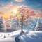 loly33 fond hiver - png gratis GIF animado