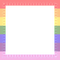 rainbow frame - zdarma png animovaný GIF