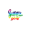 rainbow text summer never ends dolceluna - Free PNG Animated GIF