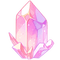 pink crystal pixel art - GIF animado grátis