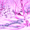 Y.A.M._Winter background purple - Free animated GIF Animated GIF