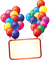 ballons - nemokama png animuotas GIF