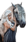 girl with a horse - zadarmo png animovaný GIF