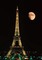 eiffel tower paris night - png gratis GIF animasi