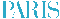 turquoise paris text - Zdarma animovaný GIF animovaný GIF