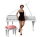 Kaz_Creations Poser Dolls Piano - png ฟรี GIF แบบเคลื่อนไหว