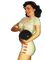 vintage woman pinup dolceluna bowling - Free PNG Animated GIF
