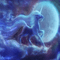 UNICORN MOON BG licorne lune fond - Free PNG Animated GIF