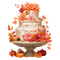 Autumn. Cake. Leila - ücretsiz png animasyonlu GIF