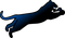 blue panther - zadarmo png animovaný GIF