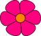 Pink flower - png gratis GIF animasi