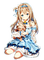 Rena blue Anime Girl Mädchen - besplatni png animirani GIF