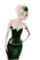 Kaz_Creations Woman Femme Green - безплатен png анимиран GIF
