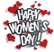 Happy Women's day.Text.deco.Victoriabea - PNG gratuit GIF animé