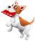 valentine dog by nataliplus - PNG gratuit GIF animé