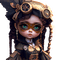 Steampunk - Little - Girl - Free PNG Animated GIF