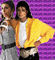 Michael Jackson et Amy Winehouse - GIF animé gratuit