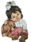 Child with dog - Nemokamas animacinis gif