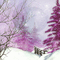 animated purple winter snow background - Gratis animerad GIF animerad GIF