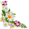 Kaz_Creations Deco Corner Flowers Colours - bezmaksas png animēts GIF