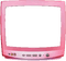 pink tv overlay - PNG gratuit GIF animé