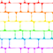 Overlay | Rainbow bricks background - GIF animado gratis