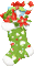 Christmas. Christmas sock. Leila - Gratis geanimeerde GIF geanimeerde GIF
